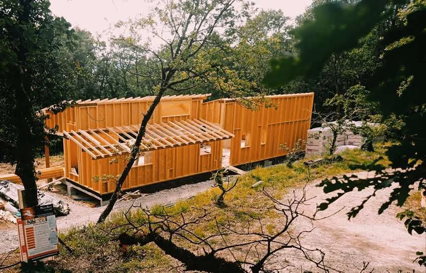 Construction maison ossature bois Occitanie - Chantier 1